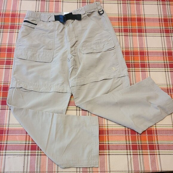 The North Face Other - The North Face Khaki Belted Convertible Pants Men Size Large
